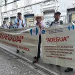 Exmilitares protestan en alrededores del Congresot