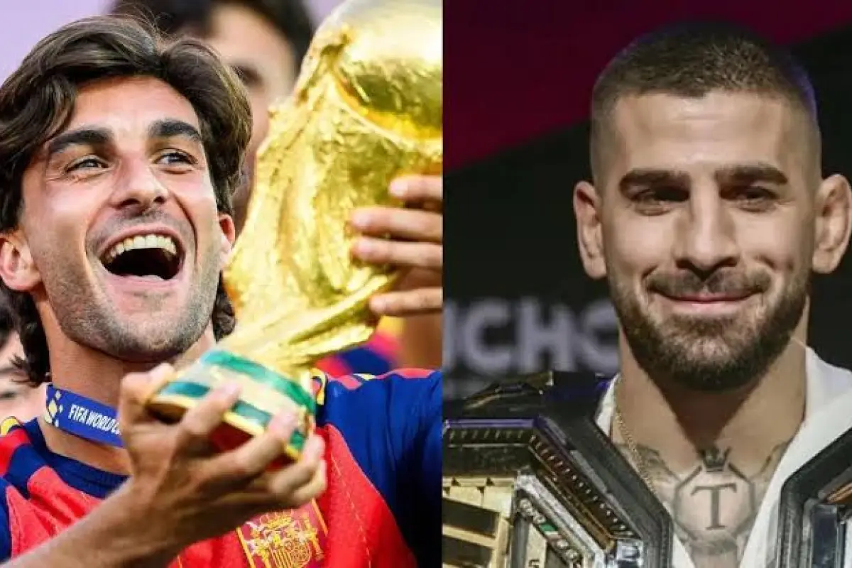 Ferran Torres e Ilia Topuria, Instagram
