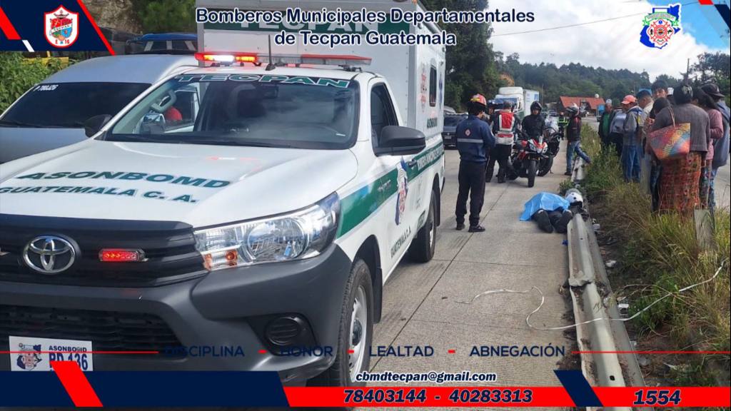 Motorista fallece tras accidente en la ruta Interamericana | Bomberos Municipales Departamentales 
