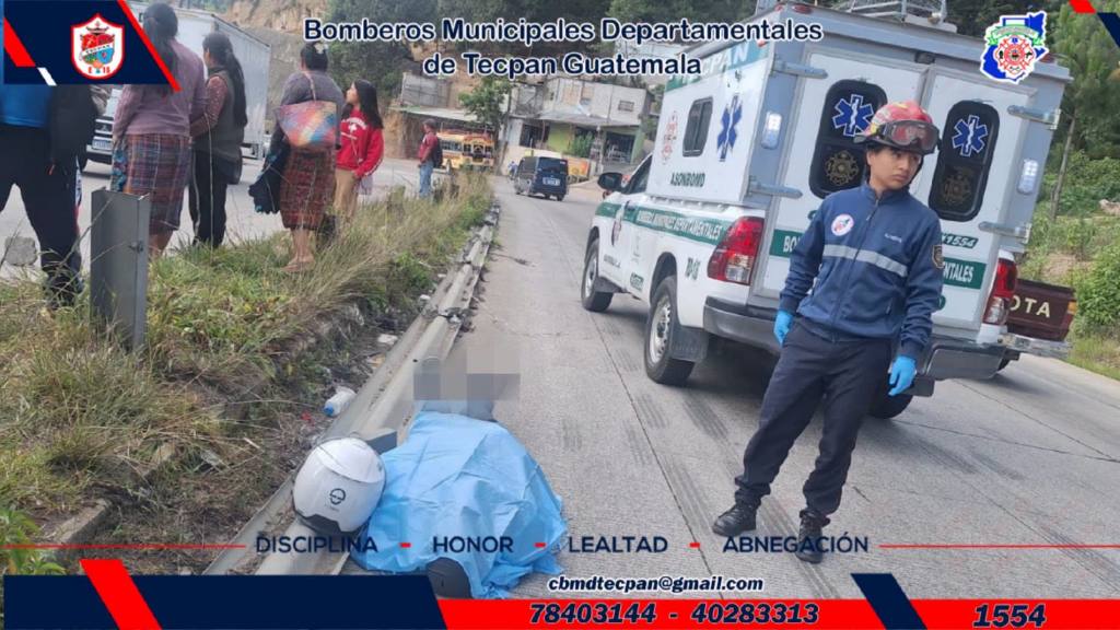 Motorista fallece tras accidente en la ruta Interamericana | Bomberos Municipales Departamentales 