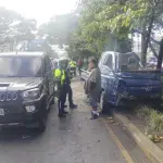 Choque vehicular deja heridos en la Calzada Rooseveltt