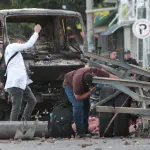 Video muestra los graves daños que dejó carro bomba en Cúcutat