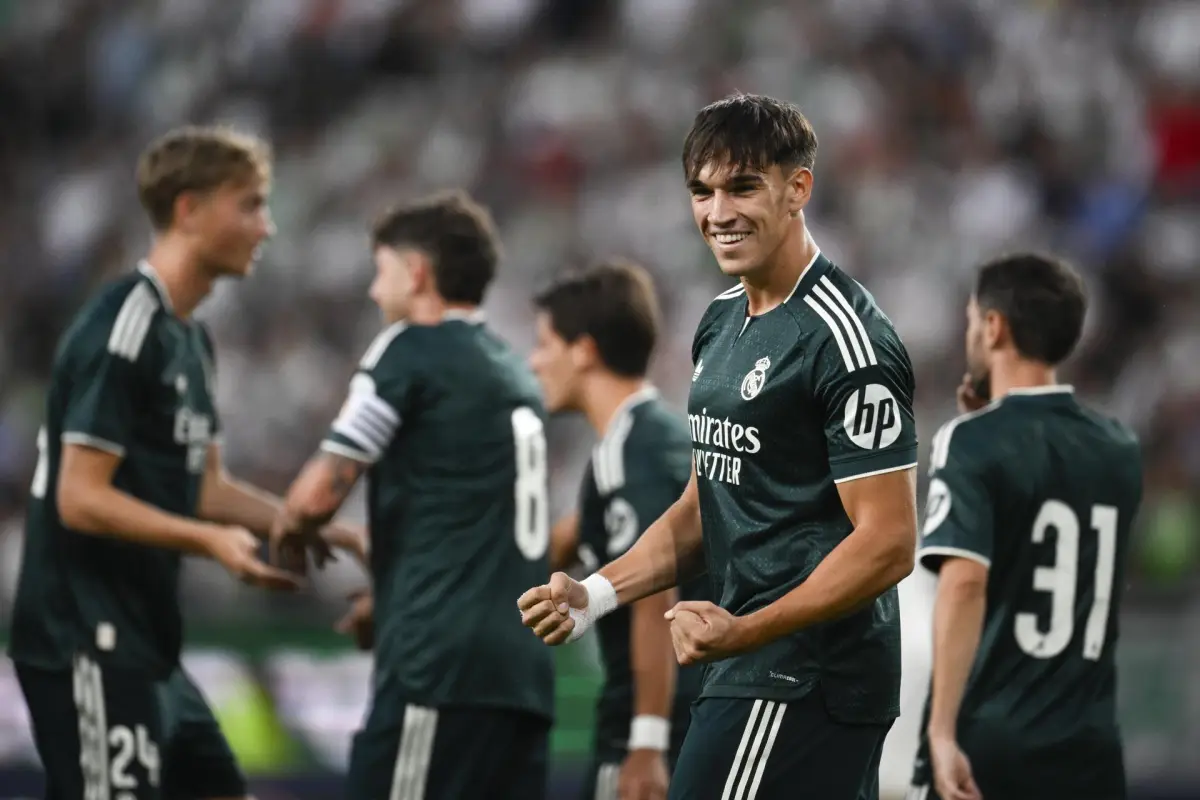 Carlos Espí anotó su primer con con la camiseta del Real Madrid - EFE