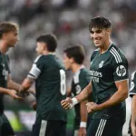 Carlos Espí anotó su primer con con la camiseta del Real Madrid - EFE