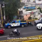 Varias unidades móviles trabajan en el sector del Puente El Incienso. ,Amílcar Montejo