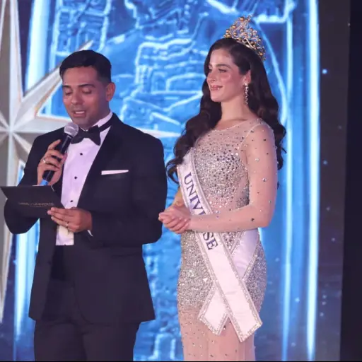 Fátima Bosch Miss Universe ,Foto Alex Meoño / Emisoras Unidas