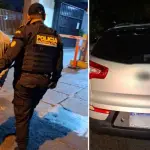 El carro robado fue decomisado para los procedimientos legales correspondientes. ,PNC de Guatemala.