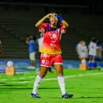Celebración de Aisha Solórzano ante el Cruz Azul - FC Juárez