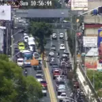 Reportan fuerte carga vehicular por suceso en Puente Belice t