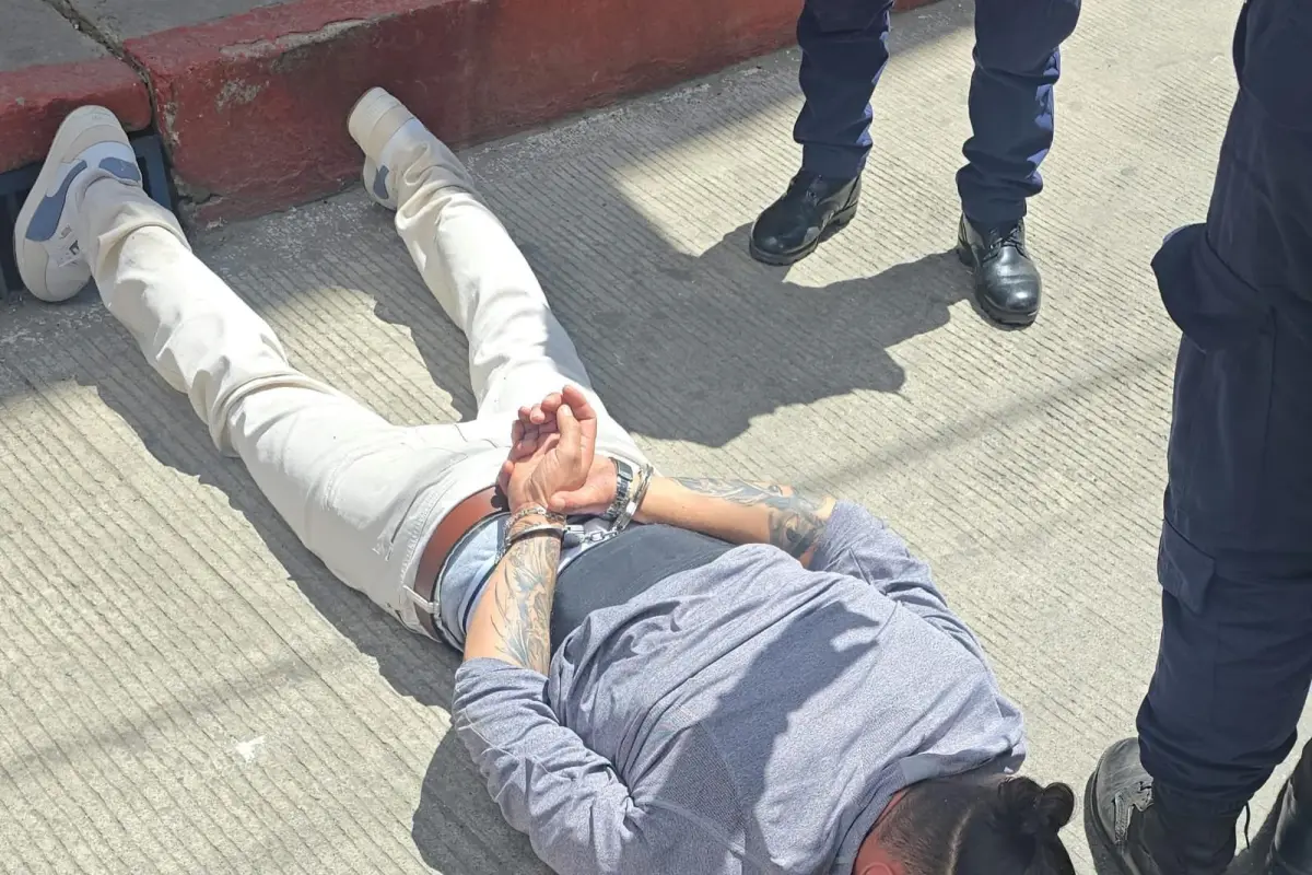 Uno de los presuntos sicarios fue reducido al orden, reportaron las autoridades., PNC de Guatemala.