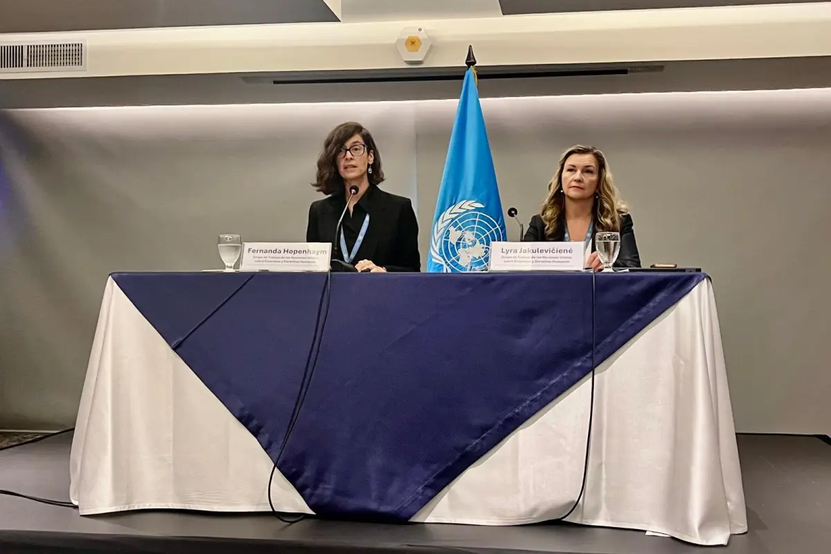 Expertas de la ONU brindan resultados de su visita de trabajo en Guatemala, en agosto de 2026., Hopenhaym/X