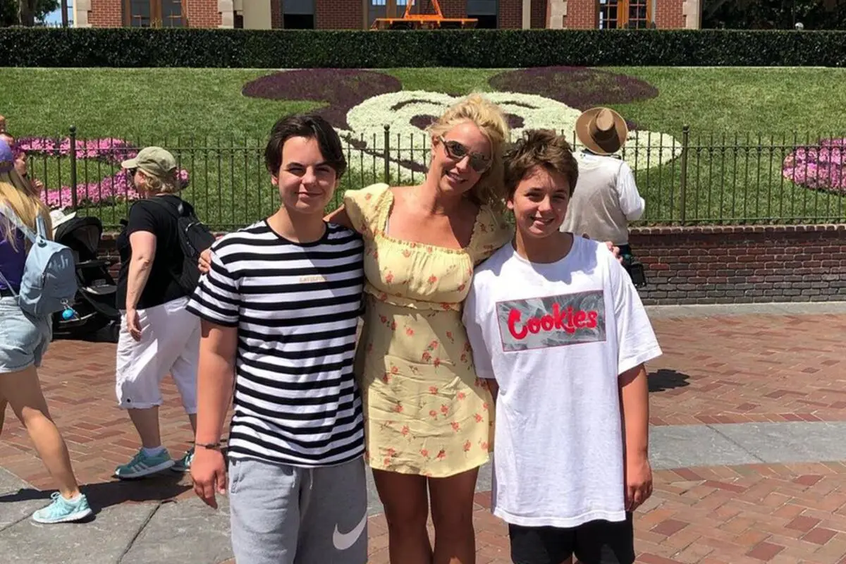 Britney y sus hijos, Facebook
