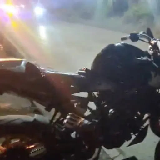 Área donde ocurrió el accidente en la ruta hacia San Pedro Ayampuc. ,Bomberos Voluntarios