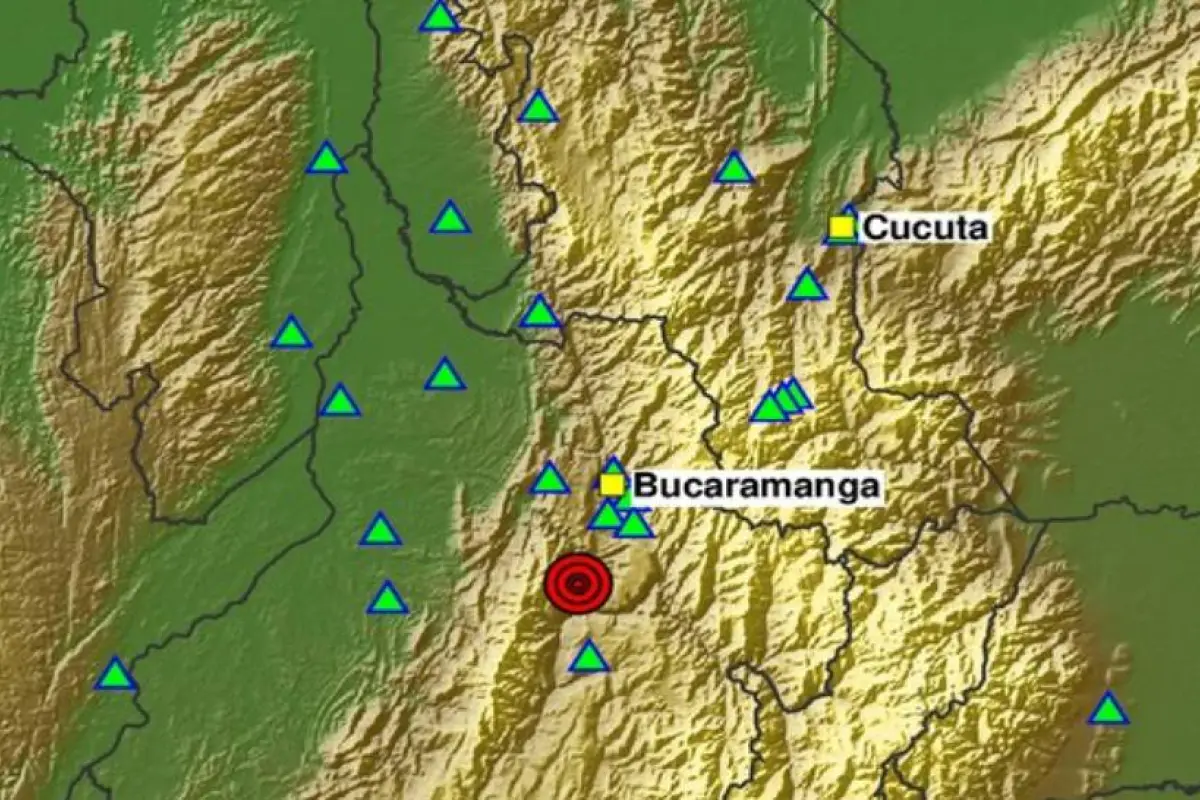 Temblor de magnitud 5,1 en Colombia, 26 de agosto de 2026, Servicio Geológico Colombiano