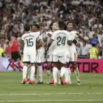 Celebración del Real Madrid ante la Real Sociedad - EFE