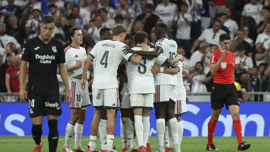 Partido entre Real Madrid y Real Sociedad por la jornada 1 de LaLiga española | EFE