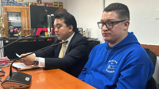 Jorge David Rodas Linares, señalado de atropellar a motoristas en zona 18, en audiencia el 26 de agosto de 2026. ,Omar Solís/Emisoras Unidas