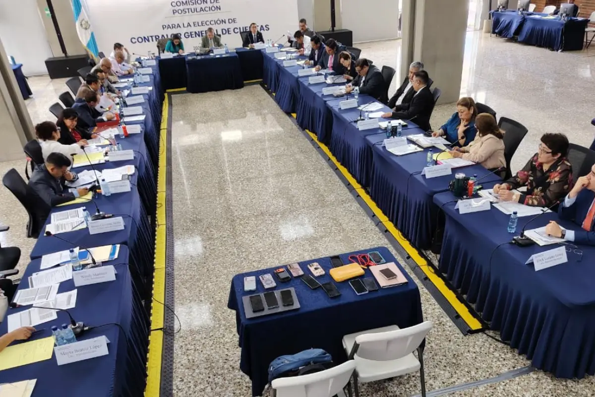 Reunión de la Comisión de Postulación para la elección de Contralor General de Cuentas 2026-2030, en agosto de 2026., Omar Solís/Emisoras Unidas