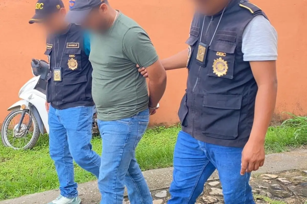 El presunto integrante de la banda de secuestradores “Los Usurpadores” fue capturado en Izabal., PNC