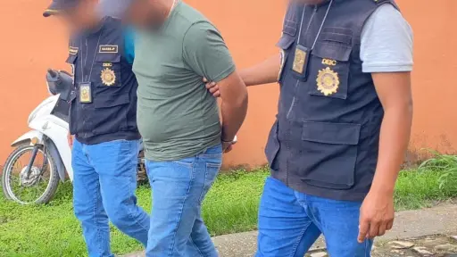 El presunto integrante de la banda de secuestradores Los Usurpadores fue capturado en Izabal. ,PNC