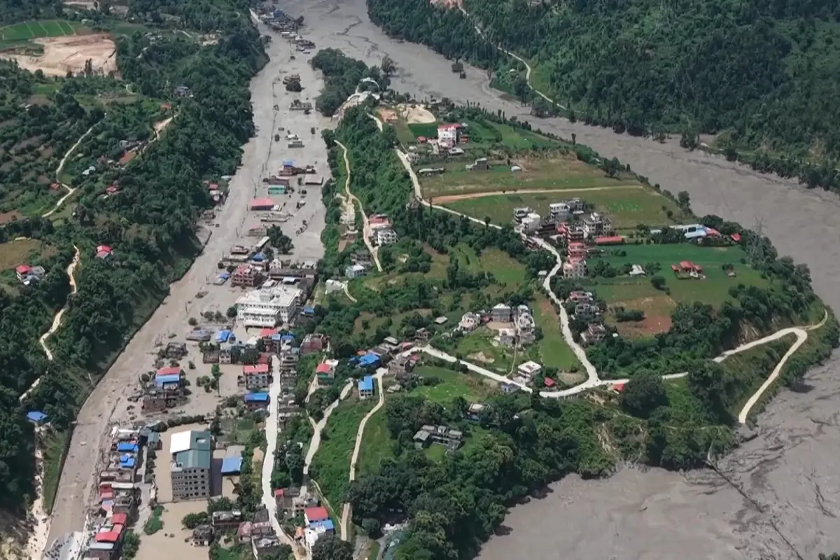 Inundación repentina en Nepal, EFE