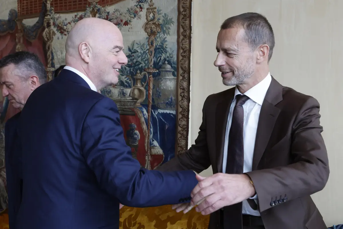 Presidentes de la FIFA y UEFA