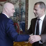 Presidentes de la FIFA y UEFA 