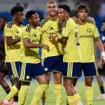 Celebración del Al Nassr en un partido de la liga saudí - instagram @cristiano