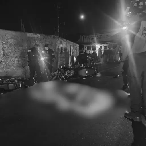 El accidente de Chimaltenago dejó dos motoristas muertos. ,Bomberos Voluntarios.