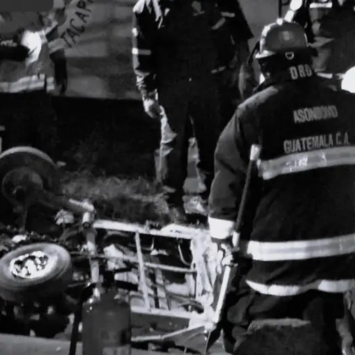 Los rescatistas oficializaron que el número de personas fallecidas por este accidente es de seis. ,Bomberos Municipales Departamentales. 