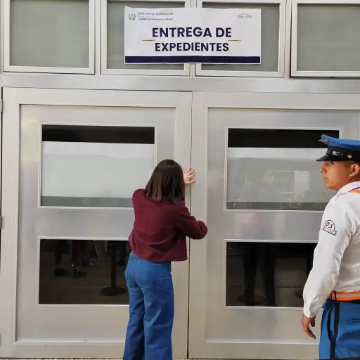 La mesa de recepción cerró a las 13:00 horas, como estaba establecido para este sábado. ,Guatemala Visible.
