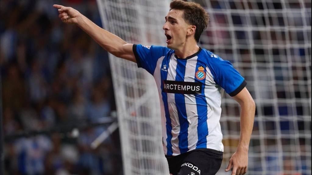 Celebración de Alex Calatrava ante el Real Madrid | RCD Espanyol