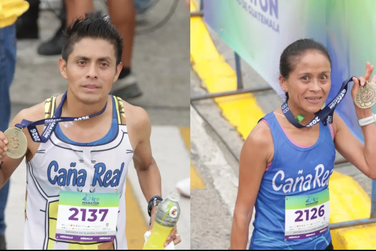 Williams Julajuj y Sandra Raxón conquistan la 42K de Guatemala - Alex Meoño