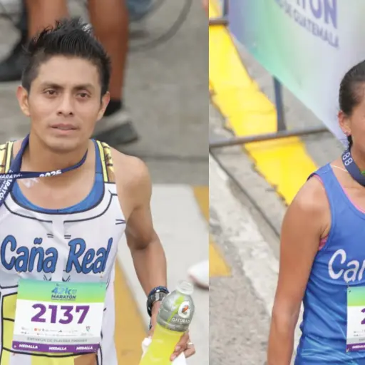 Williams Julajuj y Sandra Raxón conquistan la 42K de Guatemala - Alex Meoño