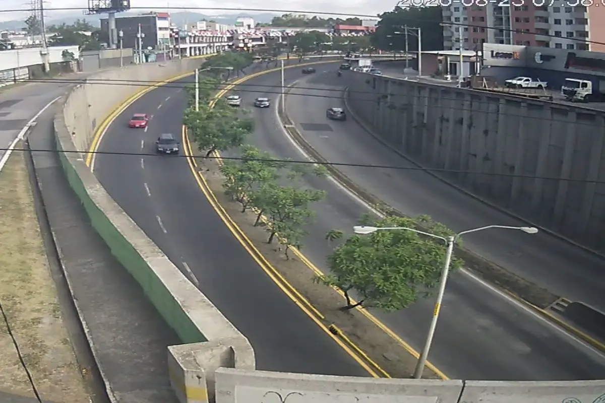 El transito se liberó en varias rutas de la Ciudad de Guatemala., Amílcar Montejo.