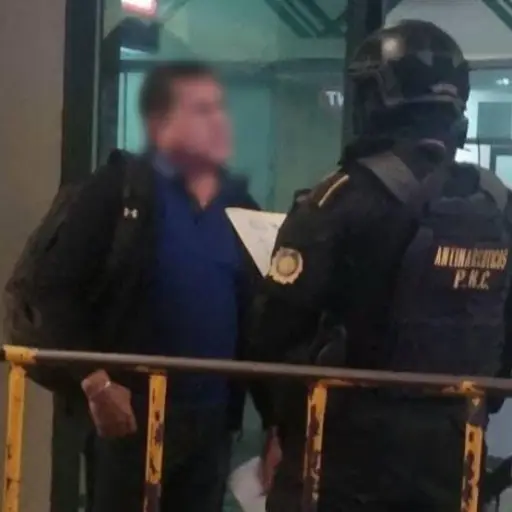 Wilson Mendoza Barberán, presunto narcotraficante ecuatoriano capturado en Guatemala el 20 de agosto de 2026. ,Ministerio Público