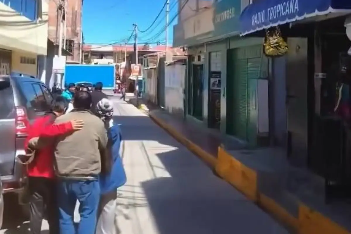 Sismo de magnitud 7,2 sacude el sur de Perú, Captura de pantalla de la red social X
