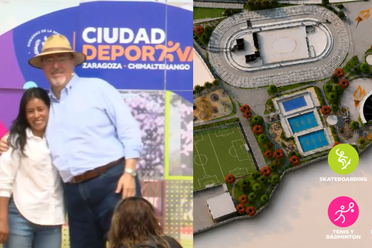 Presidente Bernardo Arévalo inauguró los trabajos de construcción de la Ciudad Deportiva en Zaragoza   