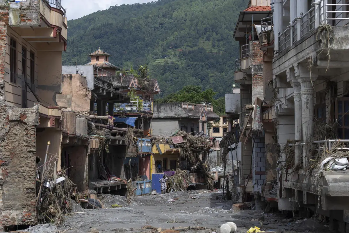 Inundación repentina en Nepal, EFE