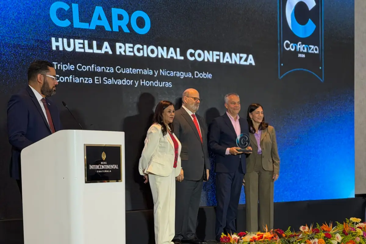 Claro destaca en Centroamérica al recibir galardón Huella regional de Confianza , Cortesía 