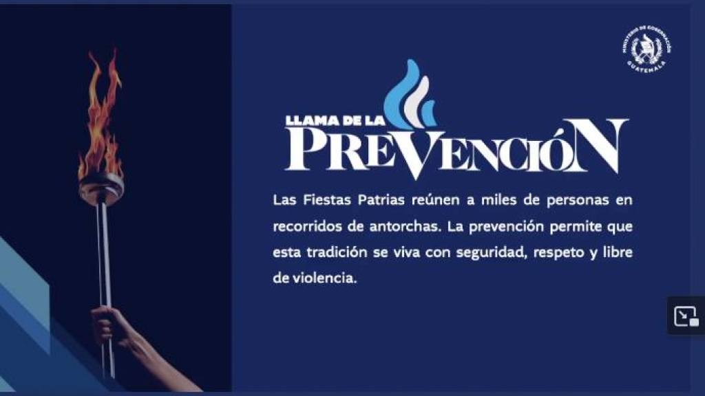 Llama de la prevención, campaña del Ministerio de Gobernación  | 