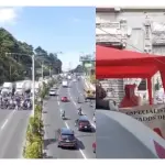 Bloqueos en la ruta al Pacífico y los alrededores del Congreso. ,