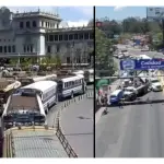 Manifestaciones de transportistas en la capital y Villa Nueva el miércoles, 9 de septiembre de 2026. ,