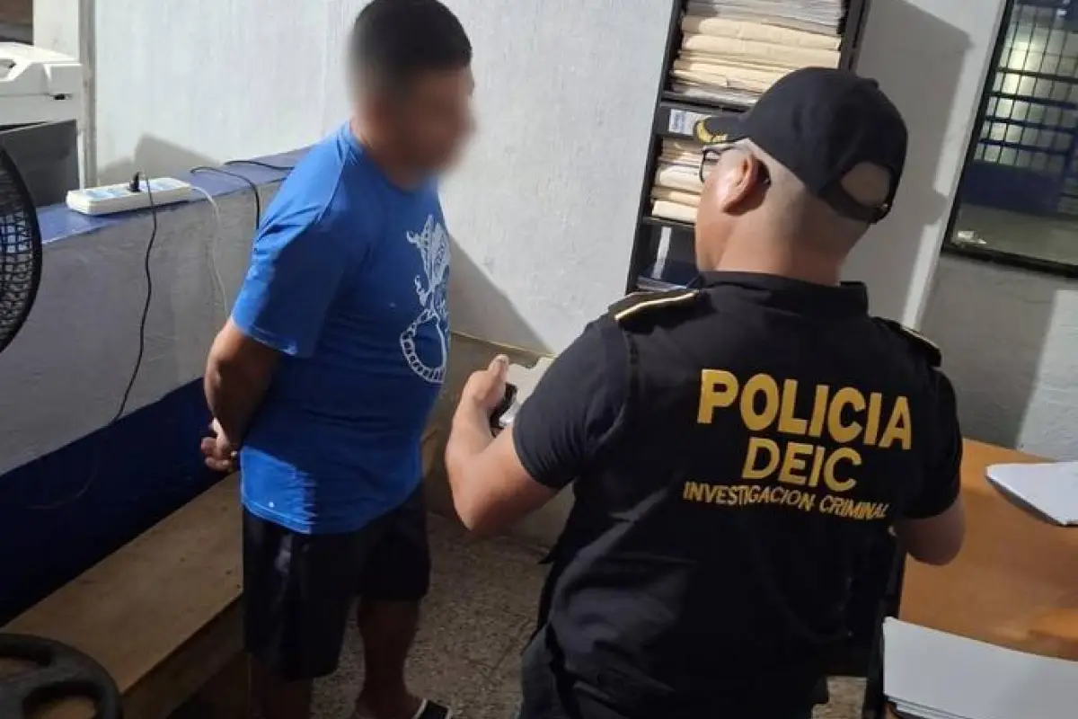 El reo Luis David López Juárez, presunto violador serial., PNC