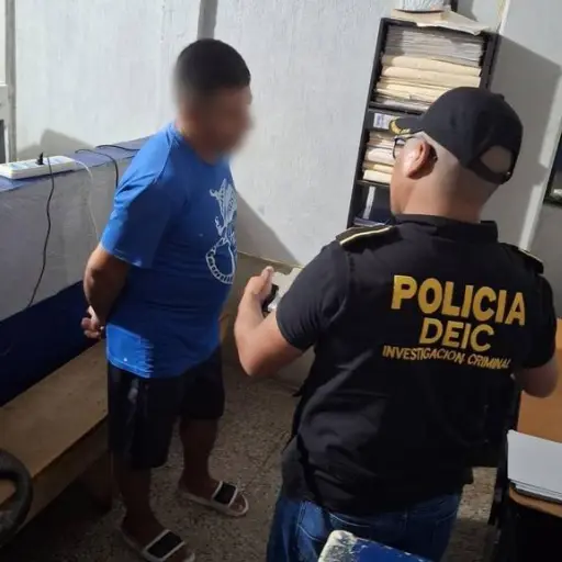El reo Luis David López Juárez, presunto violador serial. ,PNC