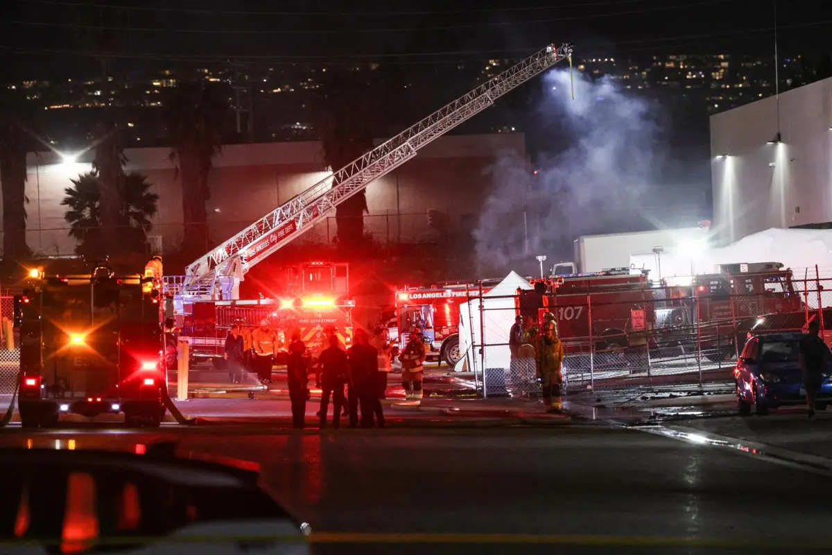 Accidente de helicóptero en Los Ángeles, EFE
