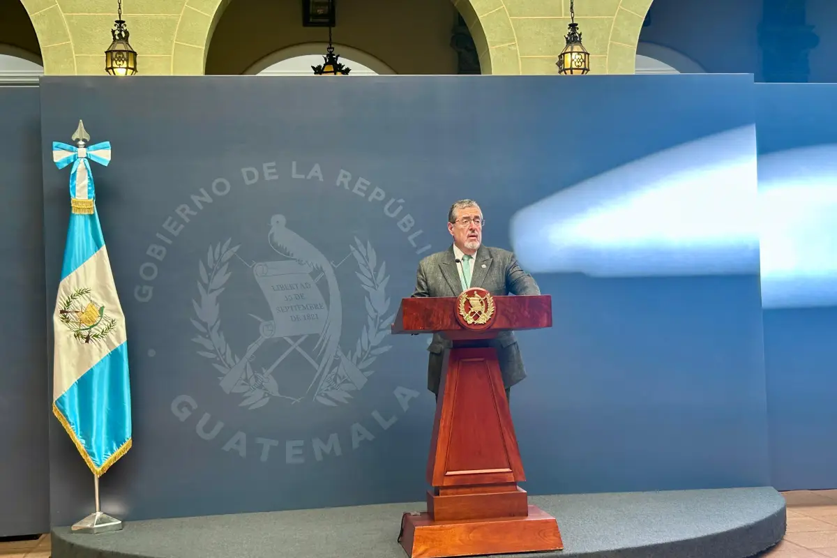 El presidente Bernardo Arévalo durante la conferencia de prensa "La Ronda", el miércoles 16 de septiembre de 2026., Omar Solís/Emisoras Unidas