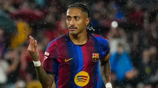 Raphinha tras triunfo ante Racing de Santander: Estoy cómodo como nueve marcando goles