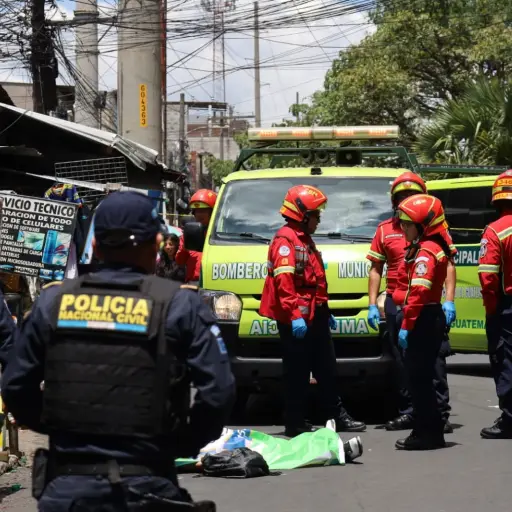 Área donde ocurrió el ataque armado en Villa Lobos. ,Bomberos Municipales
