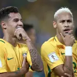 Coutinho y Neymar con la Selección de Brasil - CBF